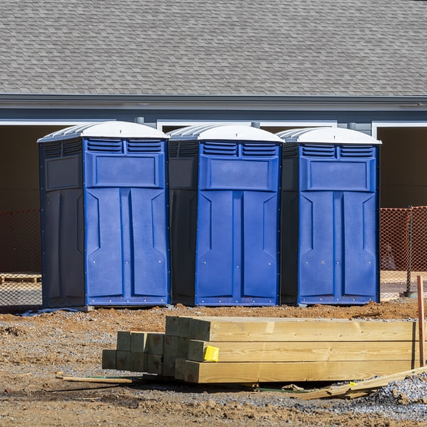 do you offer hand sanitizer dispensers inside the porta potties in North Brookfield